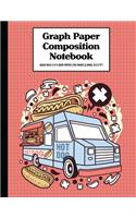 Graph Paper Composition Notebook Quad Rule 5x5 Grid Paper - 150 Sheets (Large, 8.5 x 11")