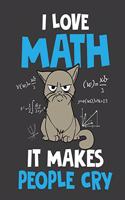 I Love Math It Makes People Cry
