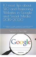 10 most Tips about SEO and Positioning Websites in Google and Social Media 2019-2020