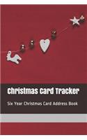 Christmas Card Tracker: Six Year Christmas Card Address Book