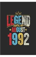 Legend Since August 1992