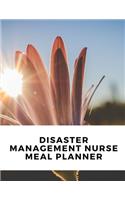 Disaster Management Nurse Meal Planner: Weekly Menu Planner and Grocery List