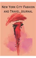 New York City Fashion and Travel Journal: Stylishly illustrated notebook makes the perfect choice for your trip to New York City. Artwork is subtly infused on the inner three section paper t