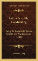 Luthy's Scientific Handwriting