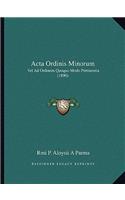 Acta Ordinis Minorum