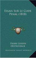 Essais Sur Le Code Penal (1818)