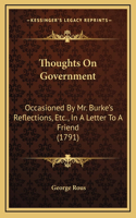 Thoughts On Government