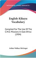 English-Kikuyu Vocabulary