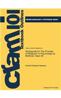 Studyguide for the Process of Research in Psychology by McBride, Dawn M.