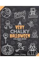 Very CHALKY Halloween Coloring Book