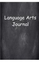 Language Arts Journal: (Notebook, Diary, Blank Book)