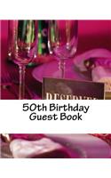 50th Birthday Guest Book