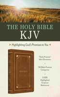 Holy Bible Kjv: Highlighting God's Promises to You [Gold & Camel]