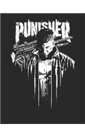 Punisher- Workout, Gym Log, 110 Pages Large 8.5 x11