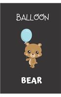 balloon bear