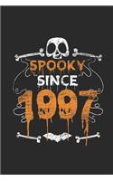 Spooky Since 1997: Graph Paper Notebook / Journal (6" X 9" - 5 Squares per inch - 120 Pages) - Birthday Gift And Halloween Gift Idea