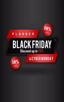 Black Friday & Cyber Monday Planner: Countdown Shopping Planning Book with Organizer and Holiday Schedule Tracker for Department store or Best Deal Comparison & Coupons to Use