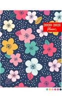 2020-2021 Planner: Pretty Jan 1, 2020 to Dec 31, 2021: Daily, Weekly & Monthly View Planner, Organizer & Diary