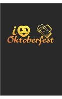 I Oktoberfest: 6x9 Oktoberfest - lined - ruled paper - notebook - notes