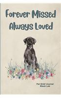 Pet Grief Journal Black Lab