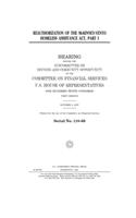 Reauthorization of the McKinney-Vento Homeless Assistance Act