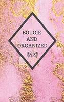 Bougie And Organized: 120 page Weekly Planner