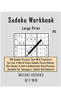 Sudoku Workbook-Large Print #6