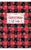 Christmas Gift Tracker: Red and Black Lumberjack Buffalo Plaid Journal to Organize Your Holiday Gift List, Ideas and Budgets for Each Person on your List