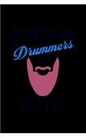 Bearded Drummers do it Better: 110 Game Sheets - Four in a Row Fun Blank Games - Soft Cover Book for Kids for Traveling & Summer Vacations - Mini Game - Clever Kids - 110 Lined pa