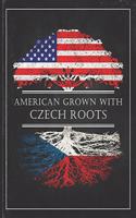 Czech Roots: Personalized Gift for Grown in America Born in Czech Republic Customized Flag Undated Planner Daily Weekly Monthly Calendar Organizer Journal