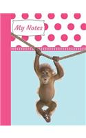 My Notes: Hanging Around Writing Journal Composition Notebook