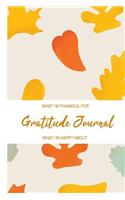 Gratitude Journal Autumn Leaves