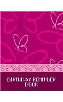 Birthday Reminder Book