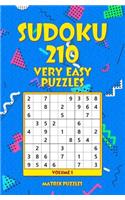 Sudoku: 210 Very Easy Puzzles(1 210 Sudoku 9x9 Puzzles: Very Easy)