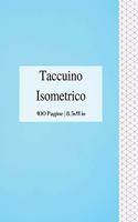 Taccuino Isometrico 100 Pagine 8,5 x 11 in