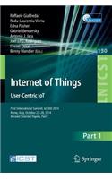 Internet of Things. User-Centric Iot