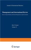 Management and International Review