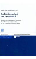 Rechtswissenschaft Und Hermeneutik