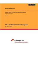 OCL - Die Object Constraint Language