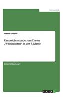 Unterrichtsstunde zum Thema 