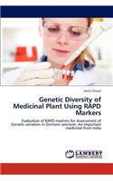 Genetic Diversity of Medicinal Plant Using Rapd Markers