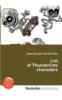 List of Thundercats Characters