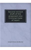 Second revised draft of the proposed new Criminal Code of Japan: (English)