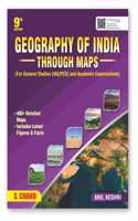 Geography of India : Through Maps (English) | For General Studies Academic, UPSC IAS & State PCS Civil Services Exams 2025 (Prelims + Mains) | 400+ Maps | Figures & Facts | 9th Edition | S Chand Book