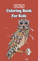 Owls Coloring Book For Kids