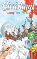 Christmas Coloring Book for Kids Ages 4-8