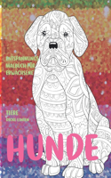 Entspannungs-Malbuch für Erwachsene - Dicke Linien - Tiere - Hunde