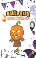 Halloween Coloring Book For Kids: Amazing children coloring hand drawn doodle style pumpkin, ghost, bat, autumn, shadows and more, fantasy coloring book of Halloween for kids super g