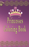 Princess Coloring Book: Princess Coloring Book for Girls, Kids, Toddlers, Ages 2-4, Ages 3-9 (Coloring Books for Kids)