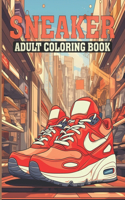 Sneaker Adult Coloring Book